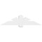 Ekena Millwork Kennewick Architectural Grade PVC Gable Bracket, 60"W x 15"H x 6"D x 6"F, 6/12 Pitch GBP060X15X0606KEN00 - alternate 4